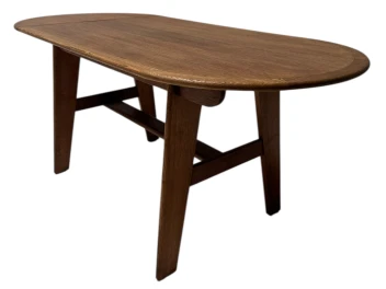 Modernist Art Deco Dining Room Table by Bas van Pelt for My Home, 1930s